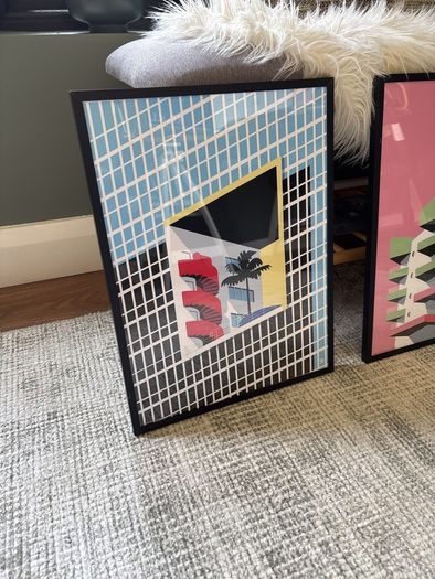 Mid century modern wall prints