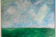 XL Original painting Framed 104cm original Art Irish Art 104x104x6cm New Artwork