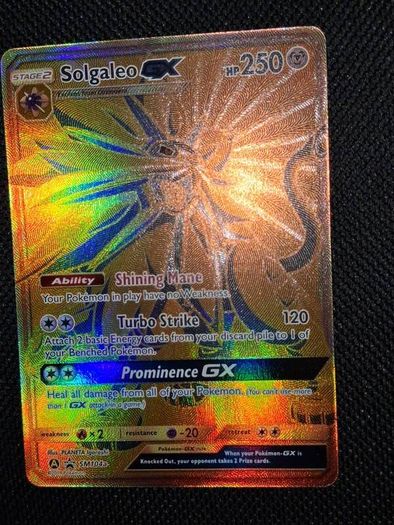 pokemon card : solgaleo Gx SM104a