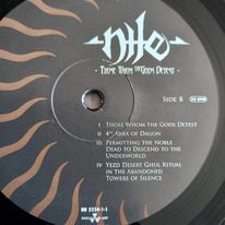 Nile Those Whom The Gods Detest Limited Edition, Numbered, Gatefold. Rare DLP Nuclear Blast Death Metal
