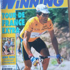 Winning Bicycle Racing Illustrated magazine September 1992