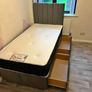 New Stylish single ,Double 4ft, 4ft6, King 5ft And 6ft Superking Sizes Divan Beds Instock. Drawers And Optional Tufted Mattresses Available. Free Delivery Image 10