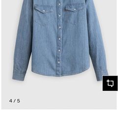 Levi's Iconic Western button-down shirt size S