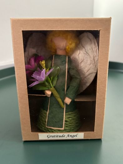 Handmade Gratitude Angel Figurine
