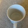 vintage ceramic mug from the Monopoli Brand featuring cabaret poster illustration Image 3