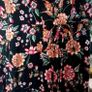 Black floral print dress UK14 Image 3