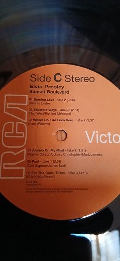 Elvis - Sunset Boulevard - 2 X LP - RCA Victor - 2025