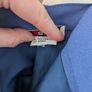Vintage 1980/90s Wool Mix Blue Maxi Skirt Size 12 Image 6