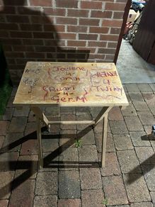 Folding Exam - School Desk