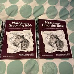 notes from the grooming table books