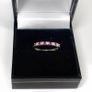 Eleven Stone Ruby and Diamond Ring in 18K Gold Image 4
