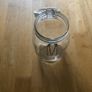 Airtight glass storage jar with clasp Image 3