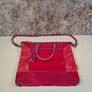 womens GABS large Red leather bag shoulder bag handbag crossbody Image 4