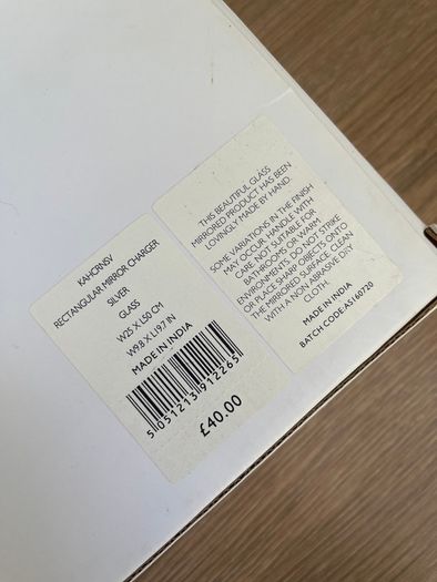 The White Company Mirrored Serving Board