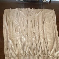 Bespoke hand made Goblet pleat Curtains