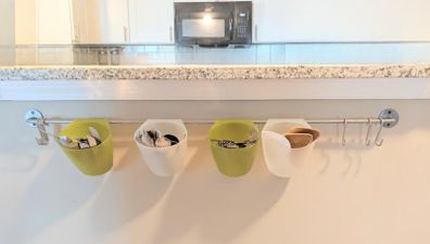 Wall Mounted Utensil Rack / Suspension Rail