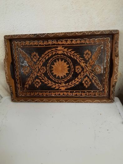 antique tray
