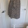Pala D"oro Leopard Print Tie Neck Blouse Top Size L Animal Print Chic Image 2