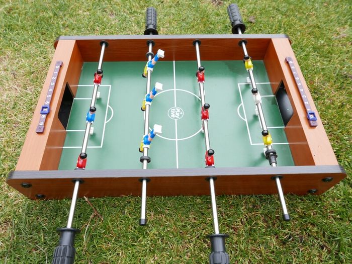 Wooden Mini Foosball Table