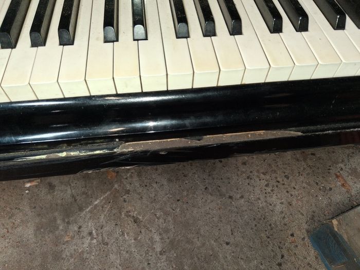 C. Bechstein baby grand piano