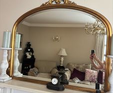 Large ornate mirror