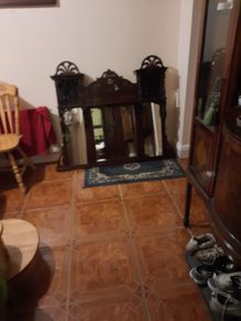 Antique overmantel