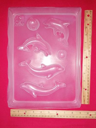 Two Moulds of Dolphins & Garden Bugs for Ten Euro