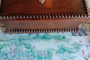 Vintage  box and inkwell stand