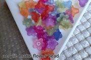 Acrylic flower beads.