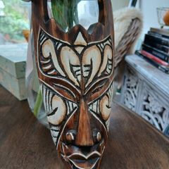 Tribal Mask Solid Wood Carved