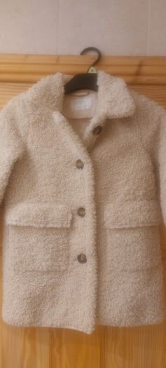 Girls Cream winter jacket