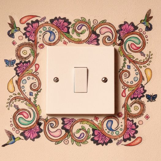 Handcrafted Bohemian Wall Art Decal/Sticker/Art Transfer