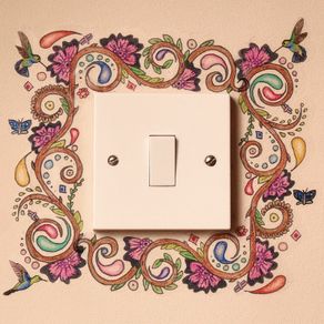 Handcrafted Bohemian Wall Art Decal/Sticker/Art Transfer