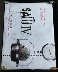 Saw 4 IV Large Official Cinema Poster 2007