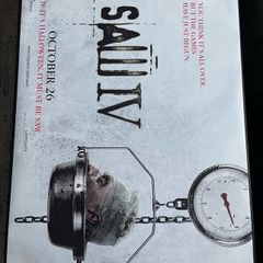 Saw 4 IV Large Official Cinema Poster 2007