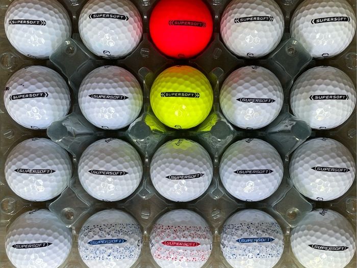 20 used Callaway Supersoft golf balls