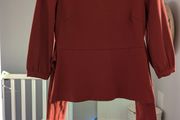 Boden terracotta cotton blouse