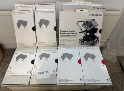 bugaboo donkey BRAND NEW canopy hoods in swords