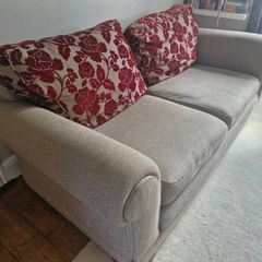 Beige 3 seater couch
