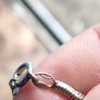 Heavy Sterling Silver Dolphin pendant set Image 9