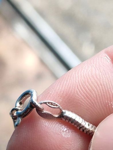 Heavy Sterling Silver Dolphin pendant set