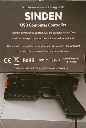ULTIMATE Arcade Setup: 2x Sinden Light Guns + 1TB "All Guns Blazing" Batocera HDD - PLUG & PLAY!