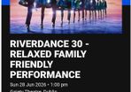 Riverdance Family Friendly showing, kids welcome. Sunday 28 June, 1pm