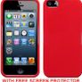New Iphone 5 Terrapin Gel Case Cover Solid Hot Pink / Purple / Red With Free Screen Protector Image 8
