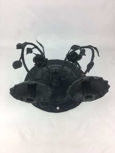 Vintage wall rose candleholder