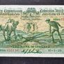 Excellent Ireland 1939 Banknote 1 Pound Ploughman The Bank Of Ireland Image 4