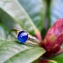 Antique Gents/Ladies Sapphire Solitaire Ring - 15ct circa 1887 Image 3