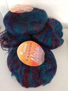 Mohair wool knitting crochet crafts