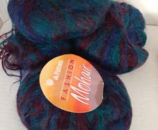 Mohair wool knitting crochet crafts
