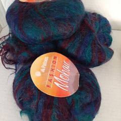 Mohair wool knitting crochet crafts